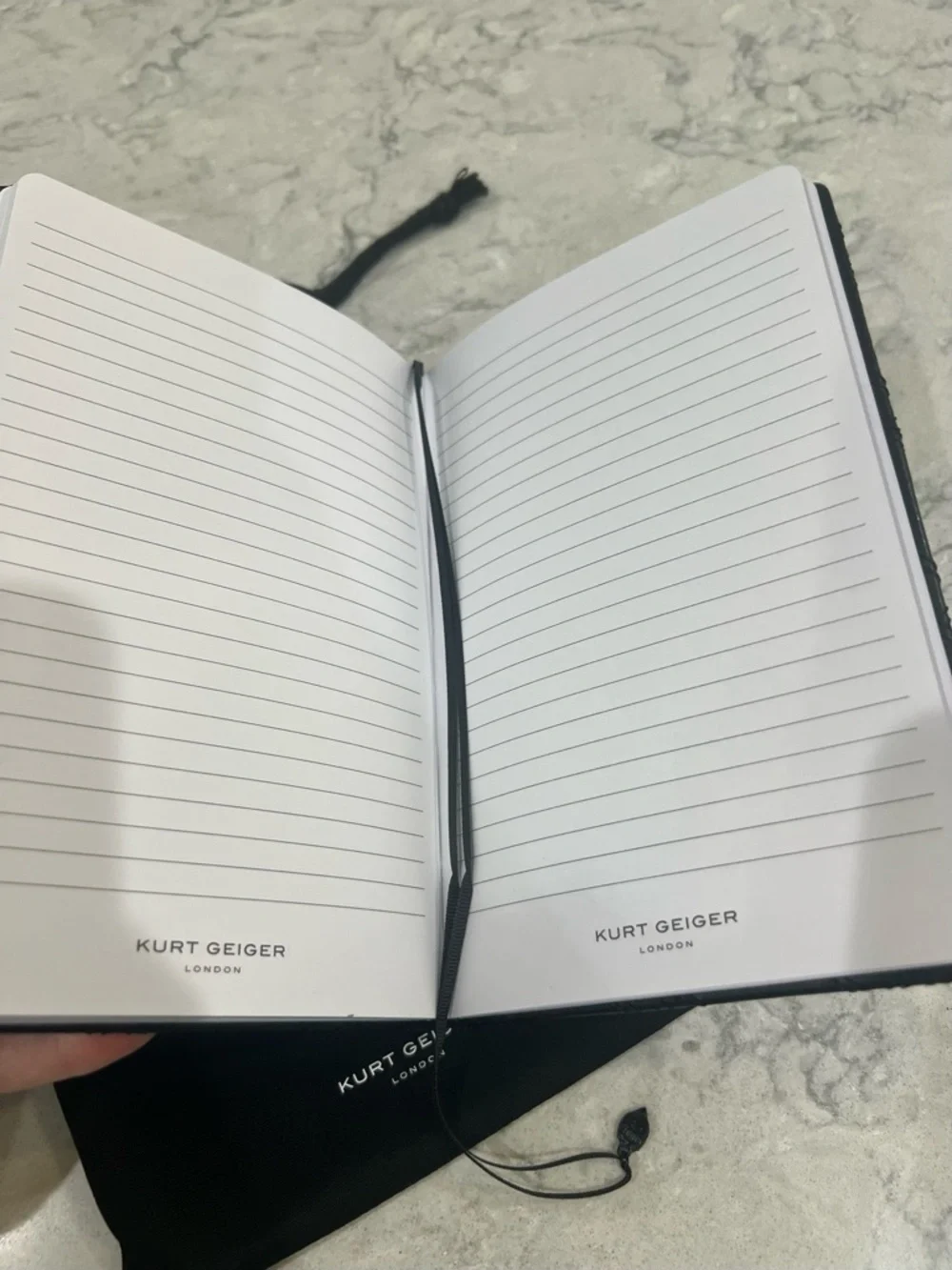 NIP Kurt Geiger Eagle Leather Notebook